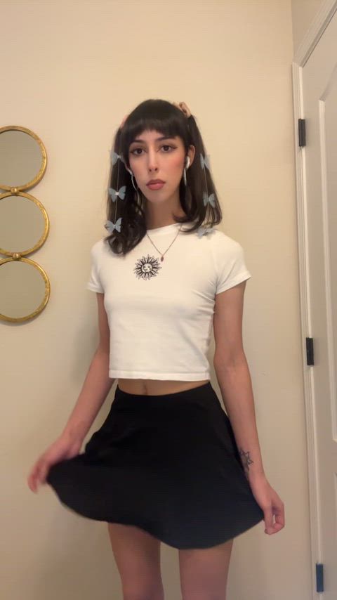 Is your mouth hungry for a taste of my girlcock?