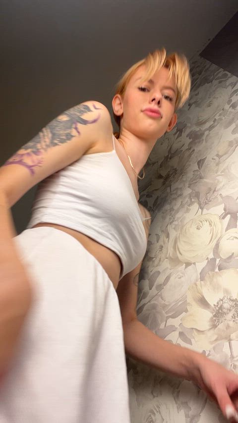 Hope you’d lift this skirt in public