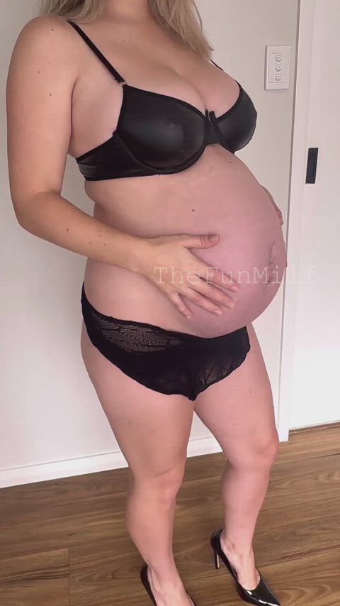 Big Tits Mom Pregnant Porn GIF by thefunmilf