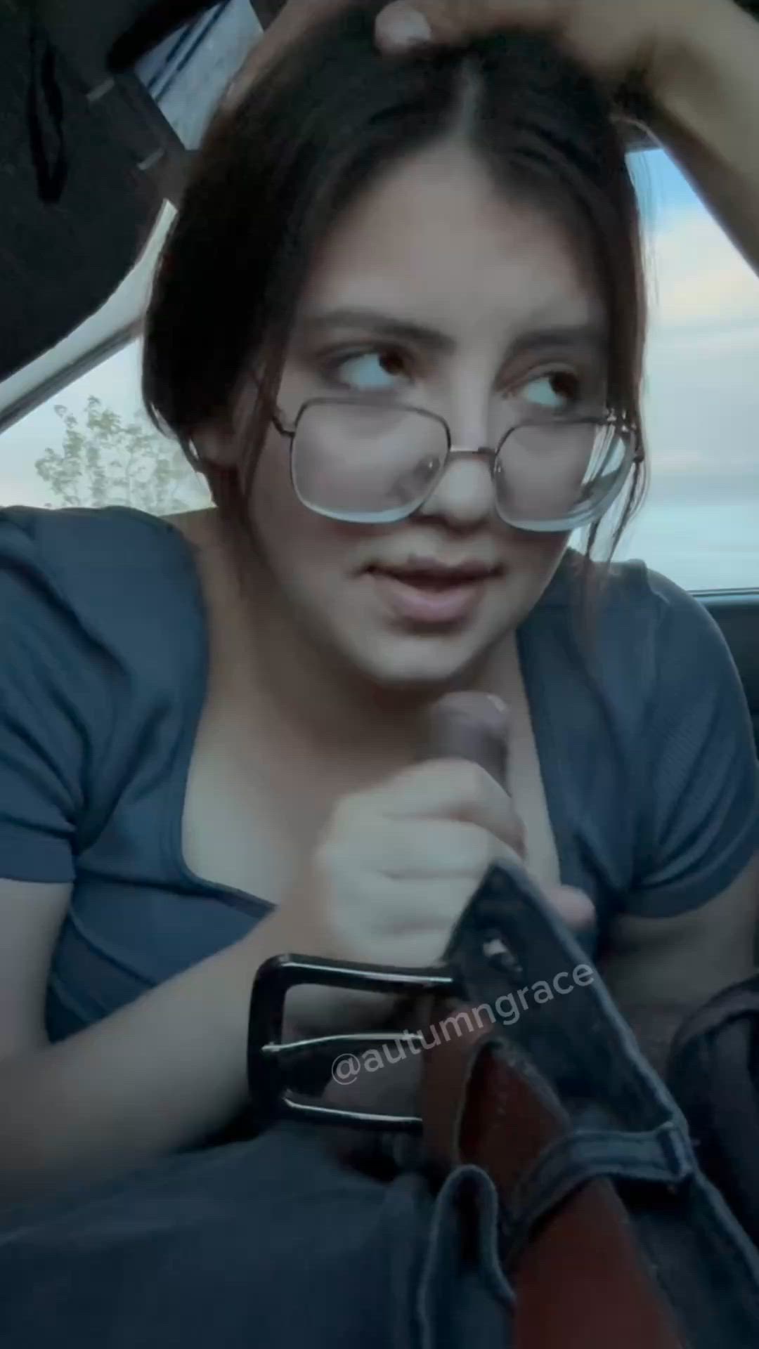 Amateur, Babe, Big Dick, Blowjob, Brunette, Cute