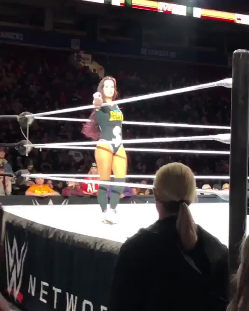 Mella strutting her stuff