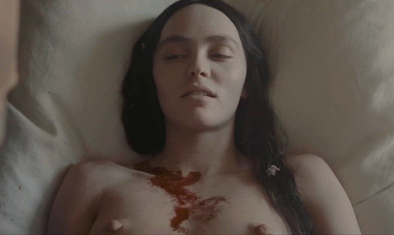 Lily-Rose Depp (23 years old) nude close up - Nosferatu (2024)