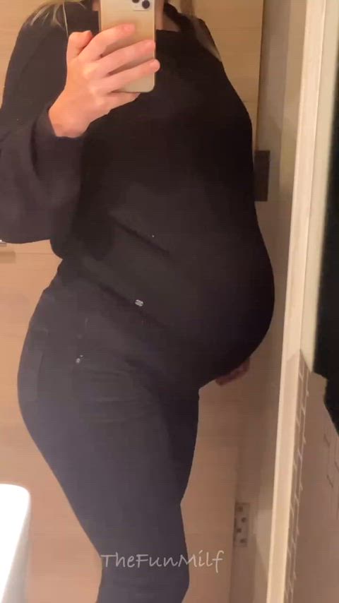 Big Tits MILF Pregnant Porn GIF by thefunmilf