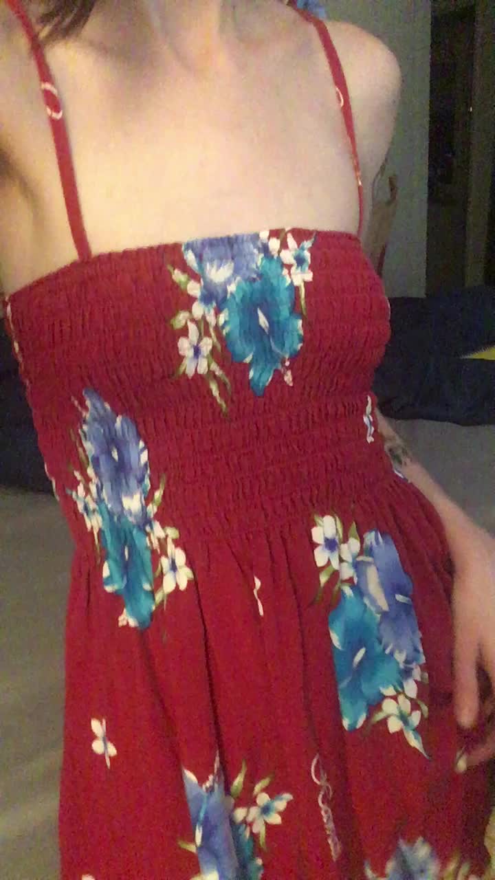 Dress is almost lat