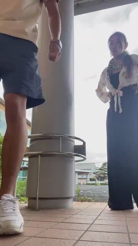 Public ballbust