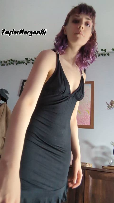 little black dress = no panties, always