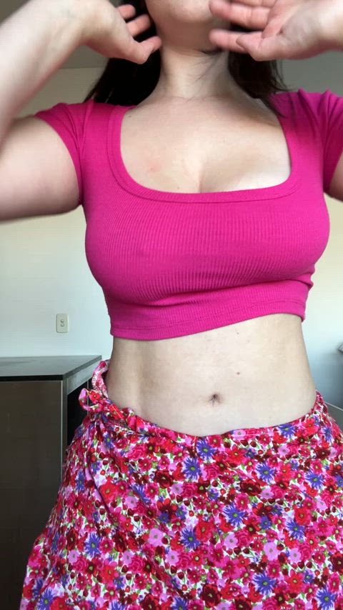 Pale and busty. A perfect combo for you