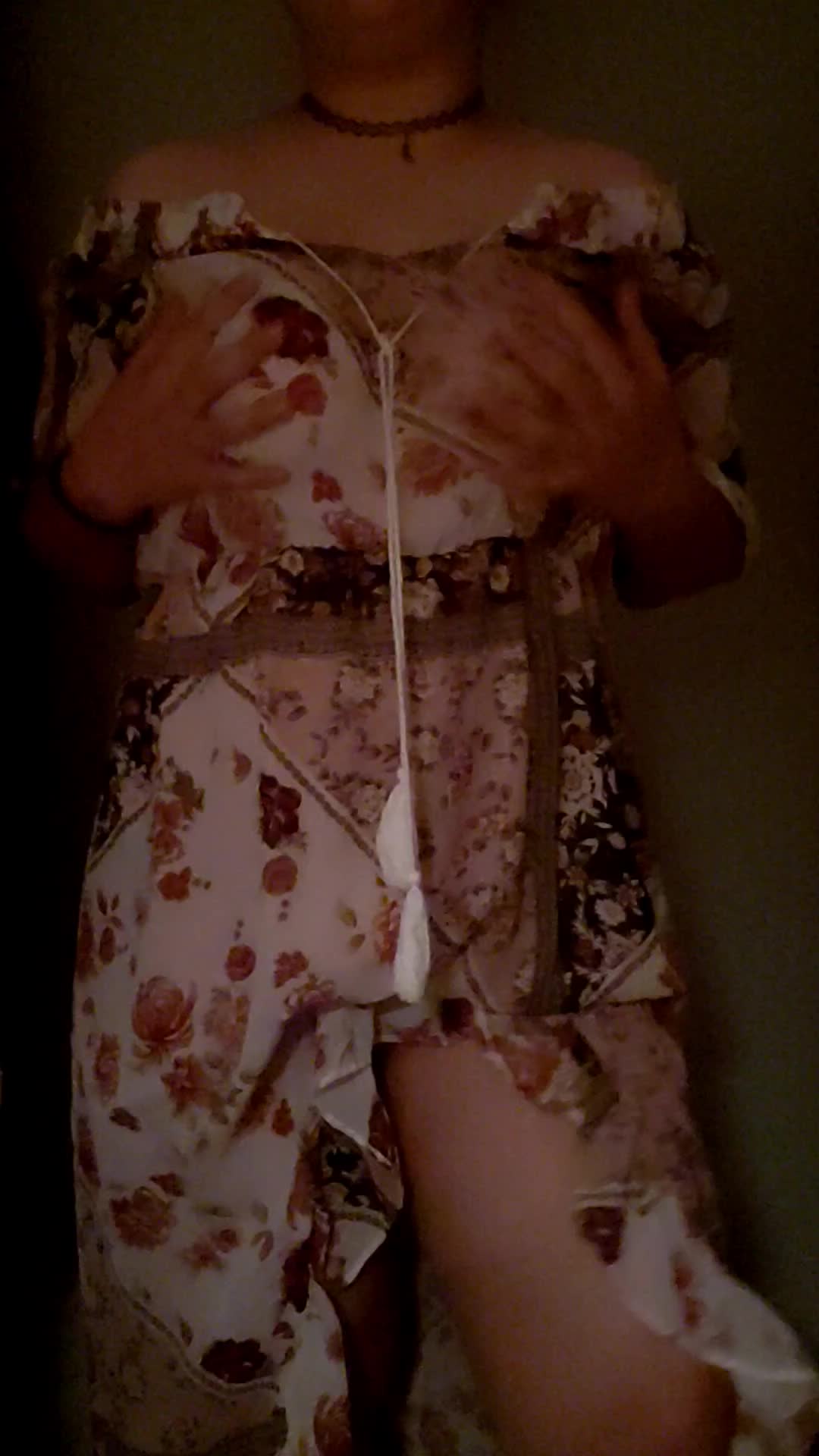 Slo-mo reveal with my ave dress.
