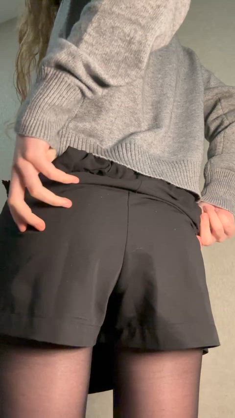 My butt is so small that it is almost invisible under clothes