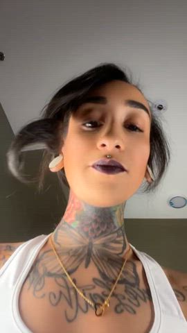 African American Amateur American Ebony Natural Tits Petite Tattoo Tattooed Tits Titty Drop Porn GIF by camsoda
