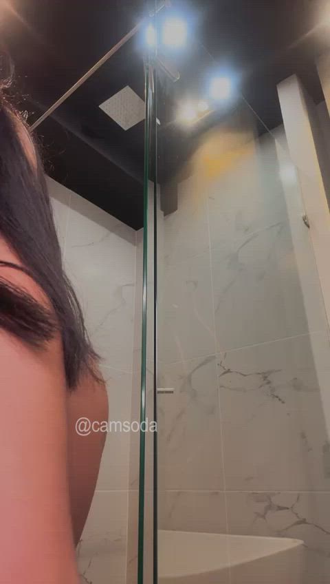 Ass Babe Big Ass Brunette CamSoda Camgirl Latina Shower Thick Porn GIF by camsoda