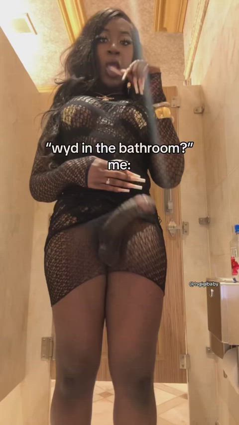 Would you be down to take a mouthful if I asked?