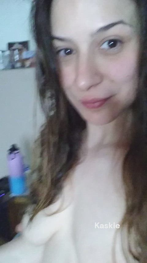 Amateur Boobs Brunette CamSoda Naked Natural Tits Nude Small Tits Tits White Girl Porn GIF by camsoda