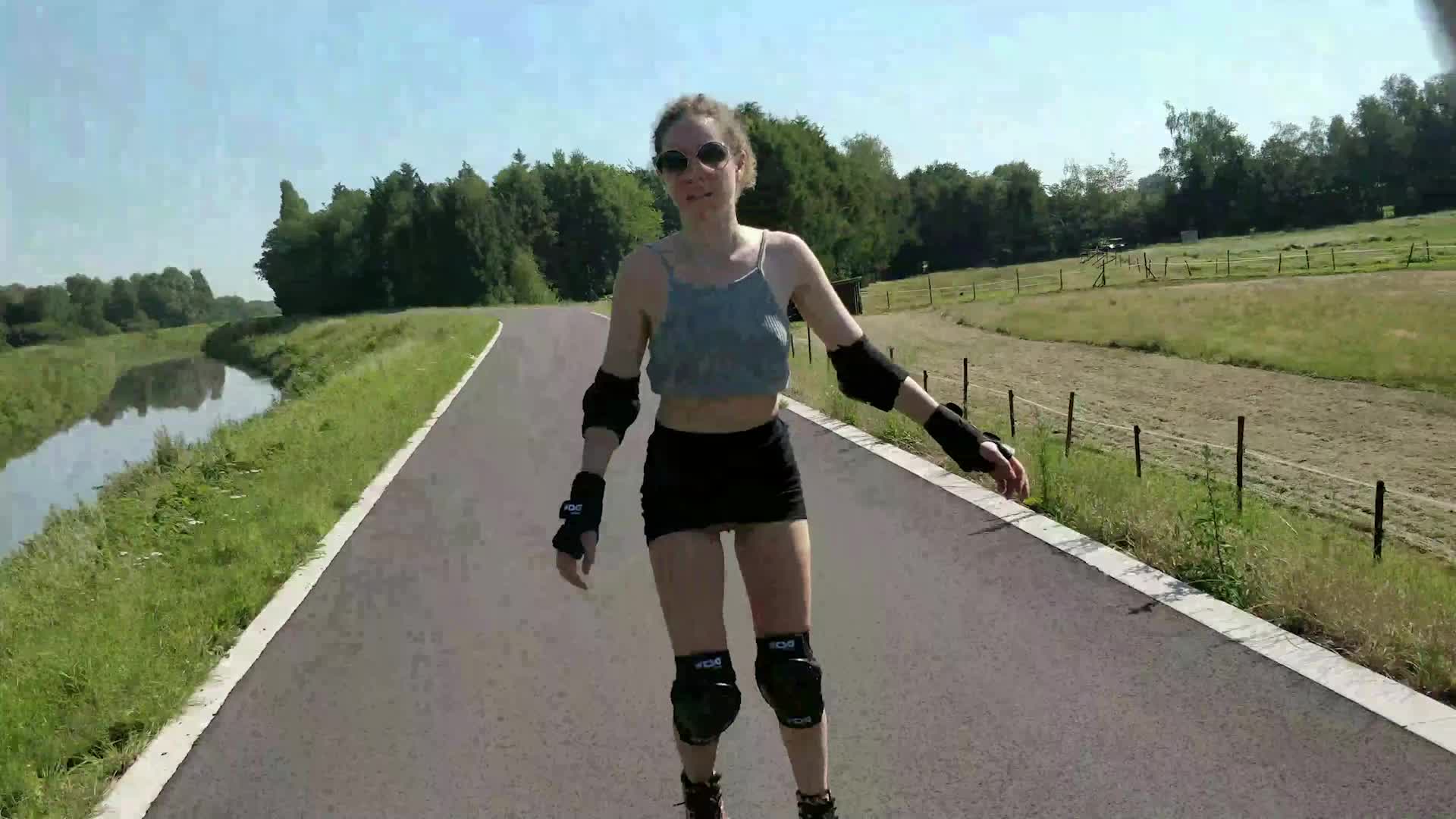 Doing some skating
