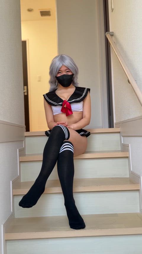 Want to see more of a petite Japanese girl? ❤️