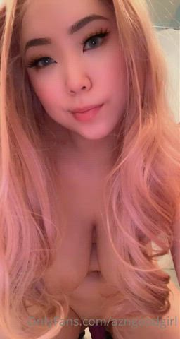 Asian Big Tits Boobs Bouncing Tits Dildo Huge Tits OnlyFans Riding Tits Porn GIF by populardick
