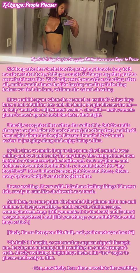 Ken, now Kelly. One week to the wedding. (NNN day 4)