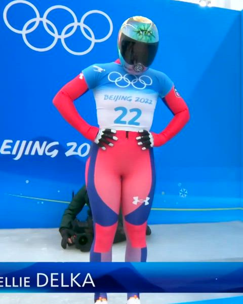 Kellie Delka (The 2022 Beijing Winter Olympics - Women's Skeleton Bobsleigh)
