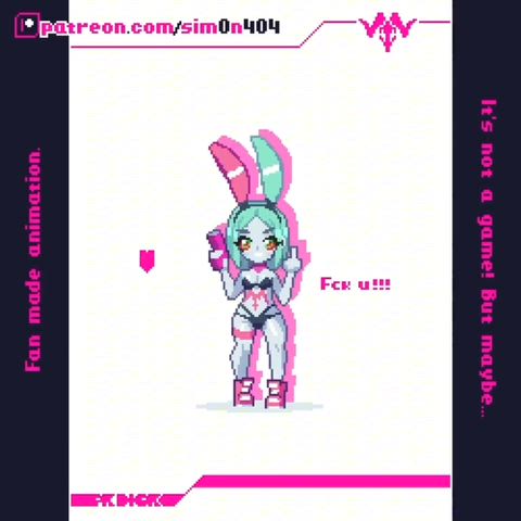 Rebecca taking Sandevistan Backshots (sim0n404) [Cyberpunk:Edgerunners]