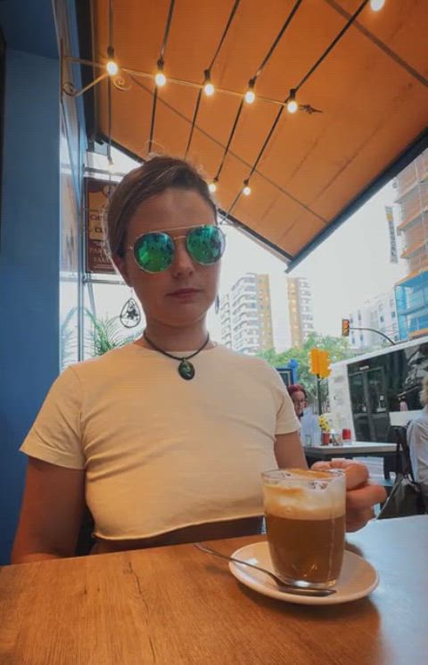 Big Tits Nipslip Public Tits Porn GIF by redrider45