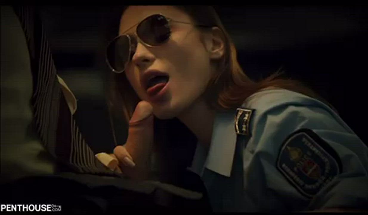Glasses Liya Silver Police Pornstar Russian Porn GIF by mollatare