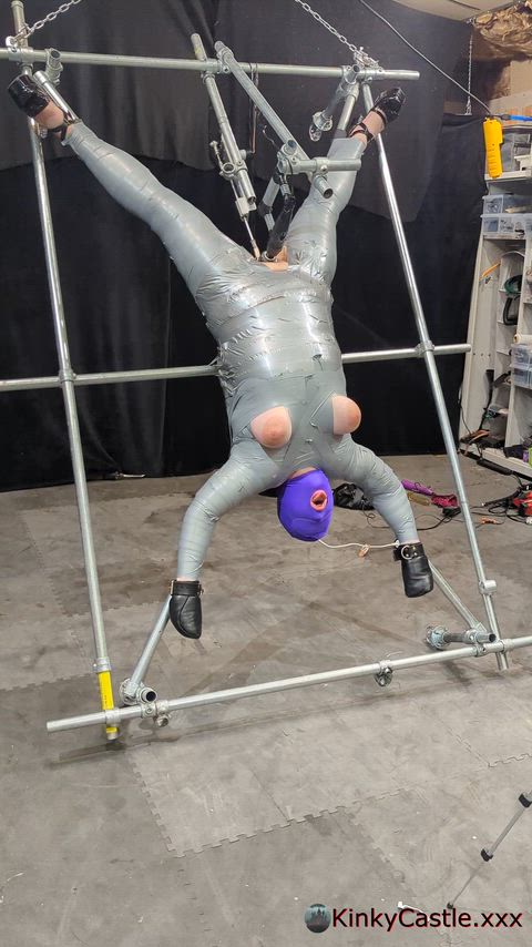 Toy 35 was wrapped in duct tape, flipped, fucked, and vibed. It wanted some mouth action, but I needed a place to store my clover clamps. [OC]