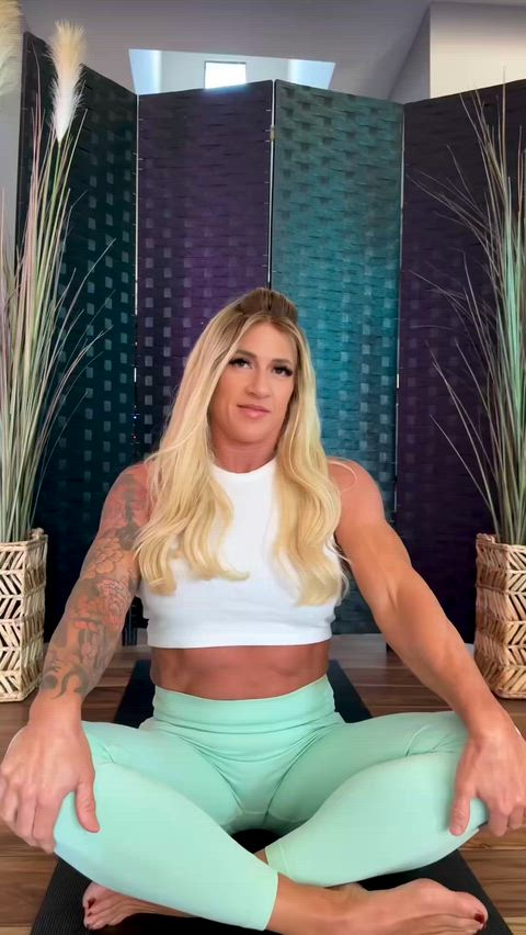 stretching makes me feel so good