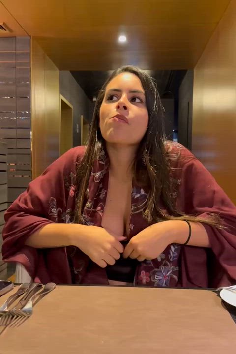 Making the dinner date a tit more fun