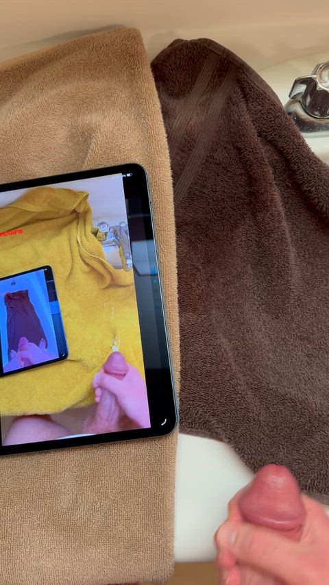 By popular demand: cumming to a video of myself cumming to a video of myself cumming