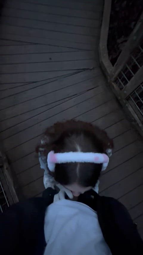 keeping it warm for daddy on our walk