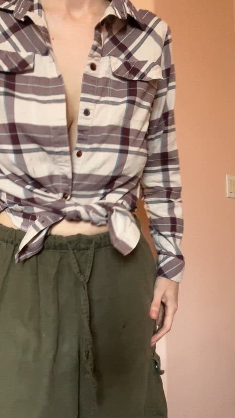 Spicing up the flannel look