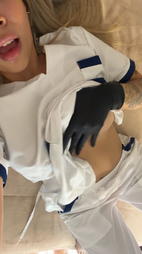 Shall we get naughty together after my shift?