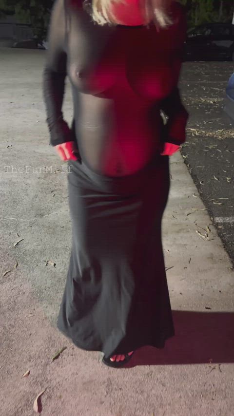 Big Tits Flashing Pregnant Porn GIF by thefunmilf