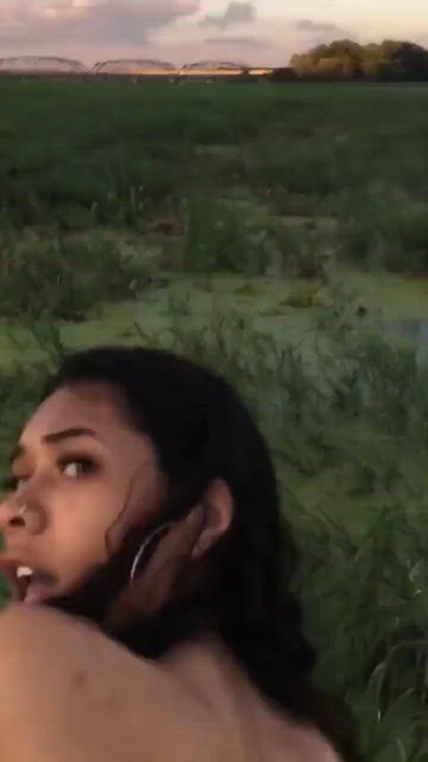 Amateur BBC Exhibitionism Exhibitionist Interracial Latina Outdoor Public Teen Voyeur Porn GIF by populardick