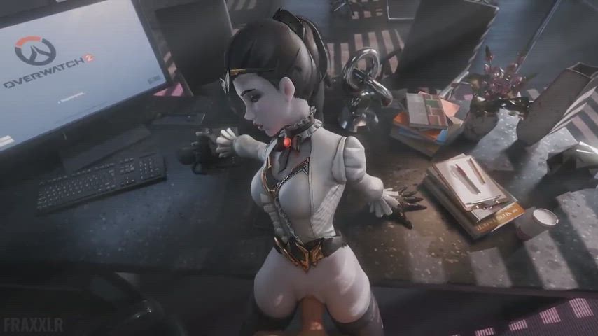 Rough week [Widowmaker,Overwatch] (fraxxlr )