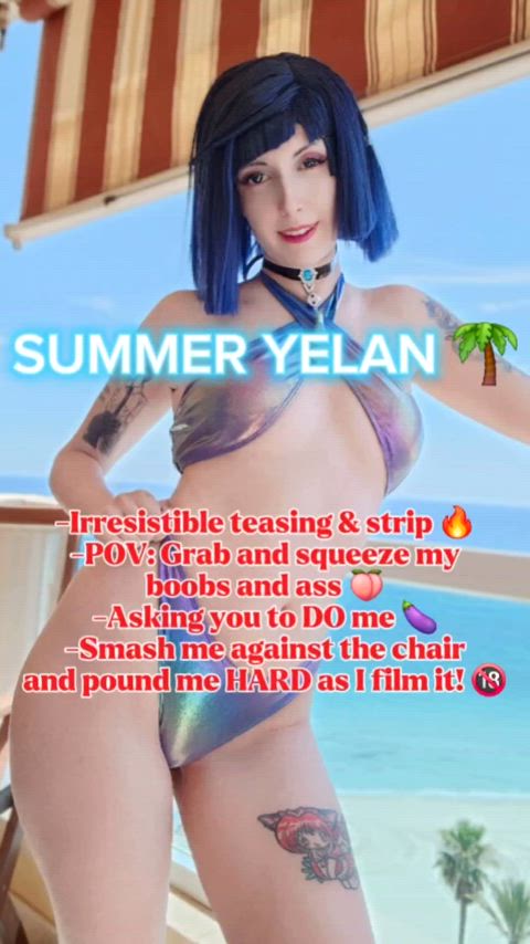 YELAN 🔞 VIDEO 💦💙 Ready to have a fun time with you... New seggs simulation release now on my onlypages! ❤️‍🔥
