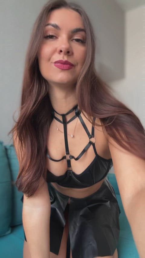 a cute chick in her best outfit