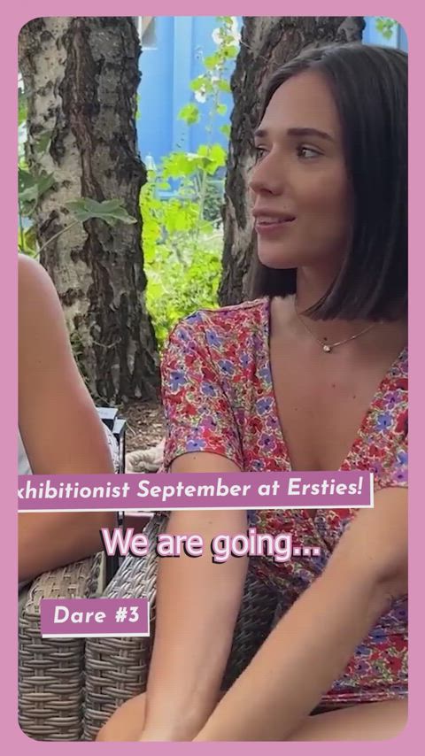 Amateur Exhibitionism Exhibitionist Lesbian Lesbians Public Porn GIF by ersties