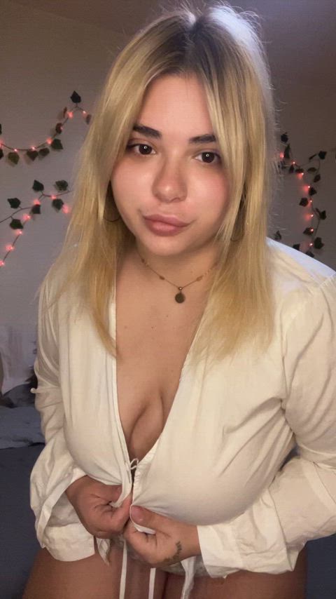 Would you put your tongue on my tits?