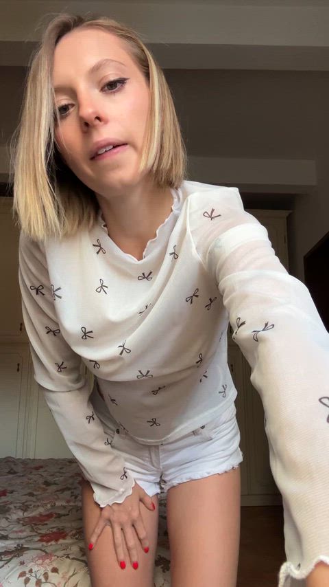 Couldn’t resist touching myself today