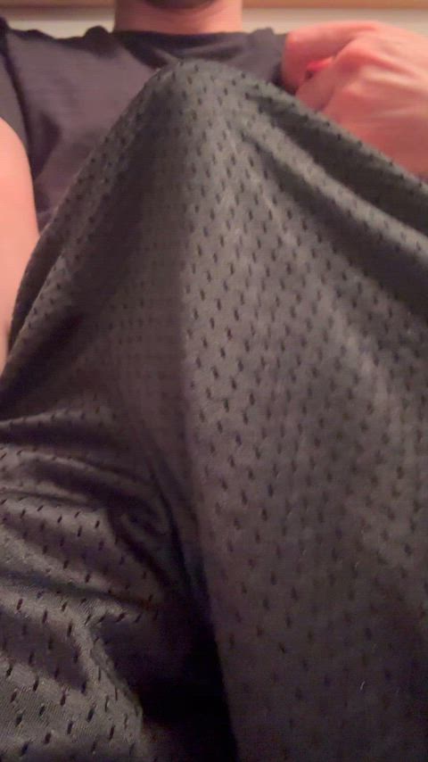 thick cock and heavy, full balls