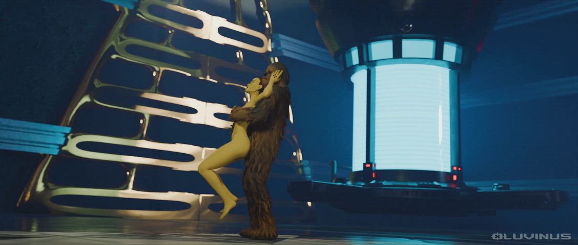 Wookiee fucks Barriss and cums inside her (oluvinus)
