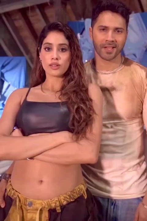 Janhvi Kapoor in Perfect song BTS