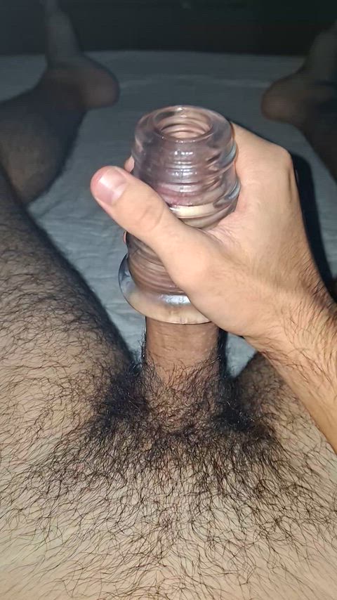 (18)Deep breathing and cumming