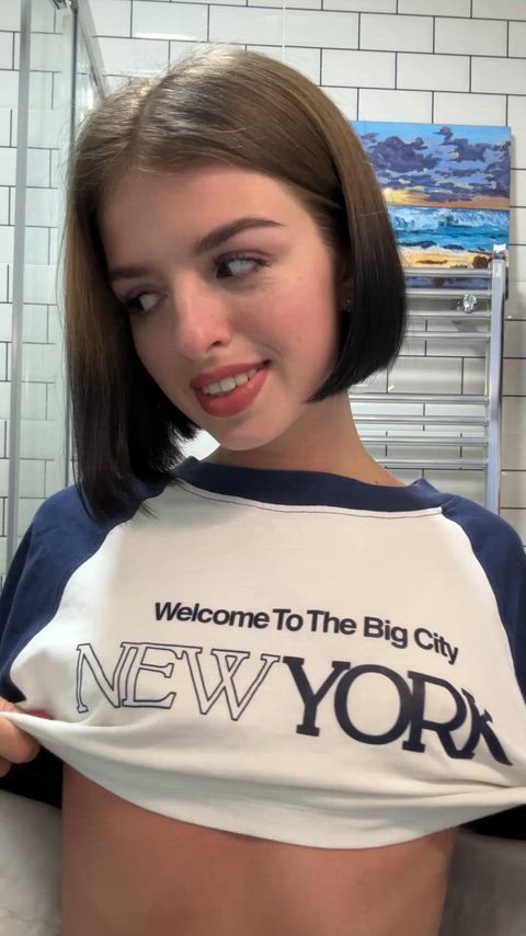 Some pleasure could definitely come from these soft tiny titties