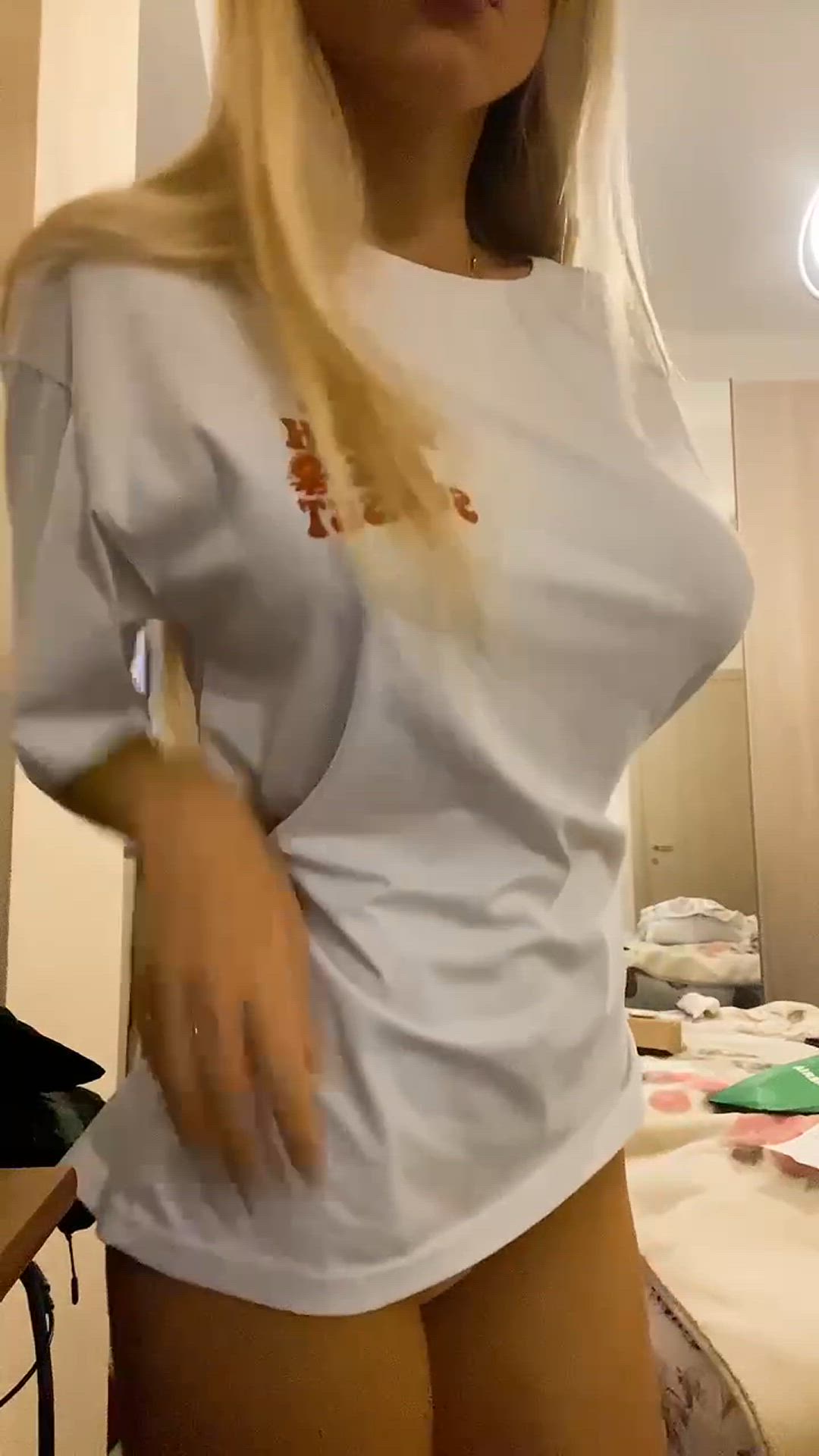 Not wearing a bra is the breast decision