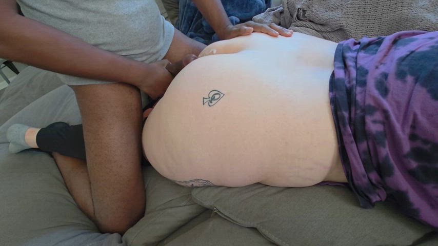 You ever see a cuck lick cum off a wife's ass?
