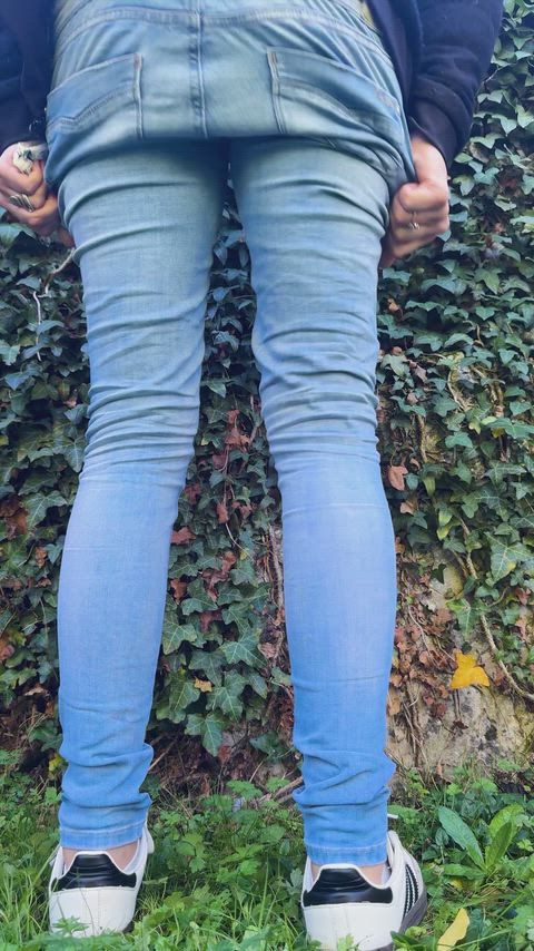 Couldn't wait more to pee, full pressure