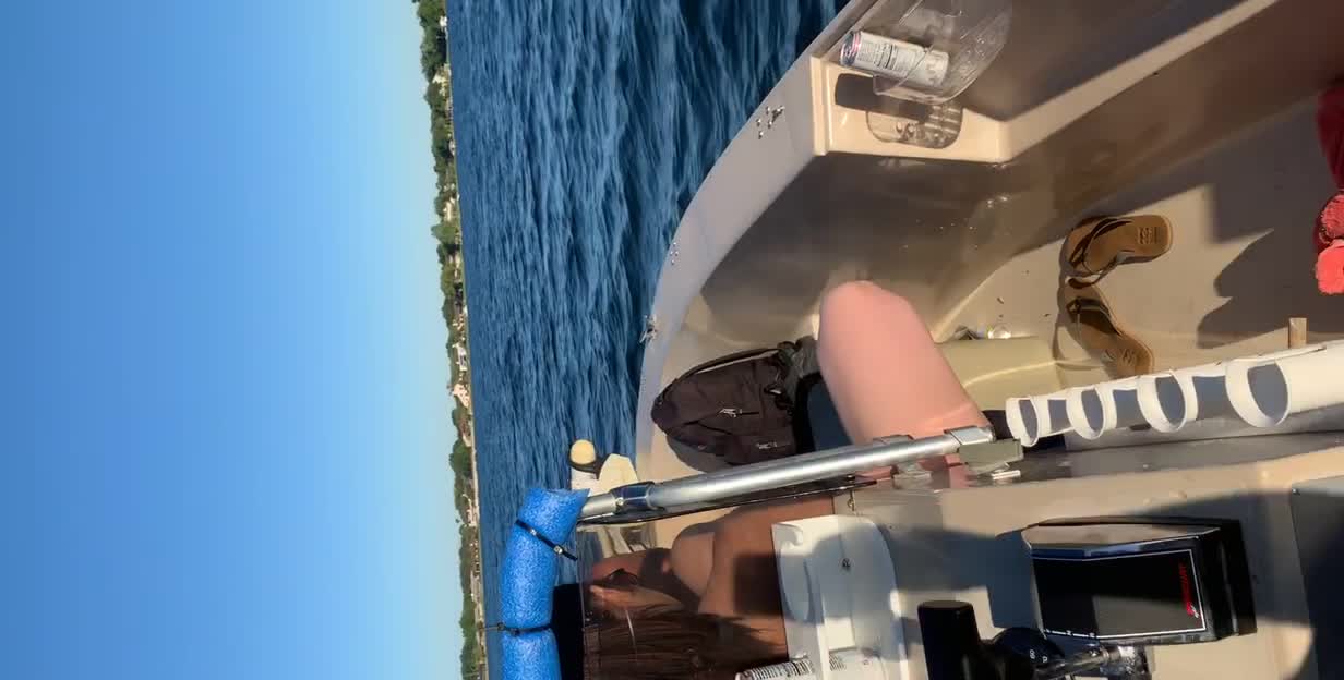Just a little fun on the boat with some friends
