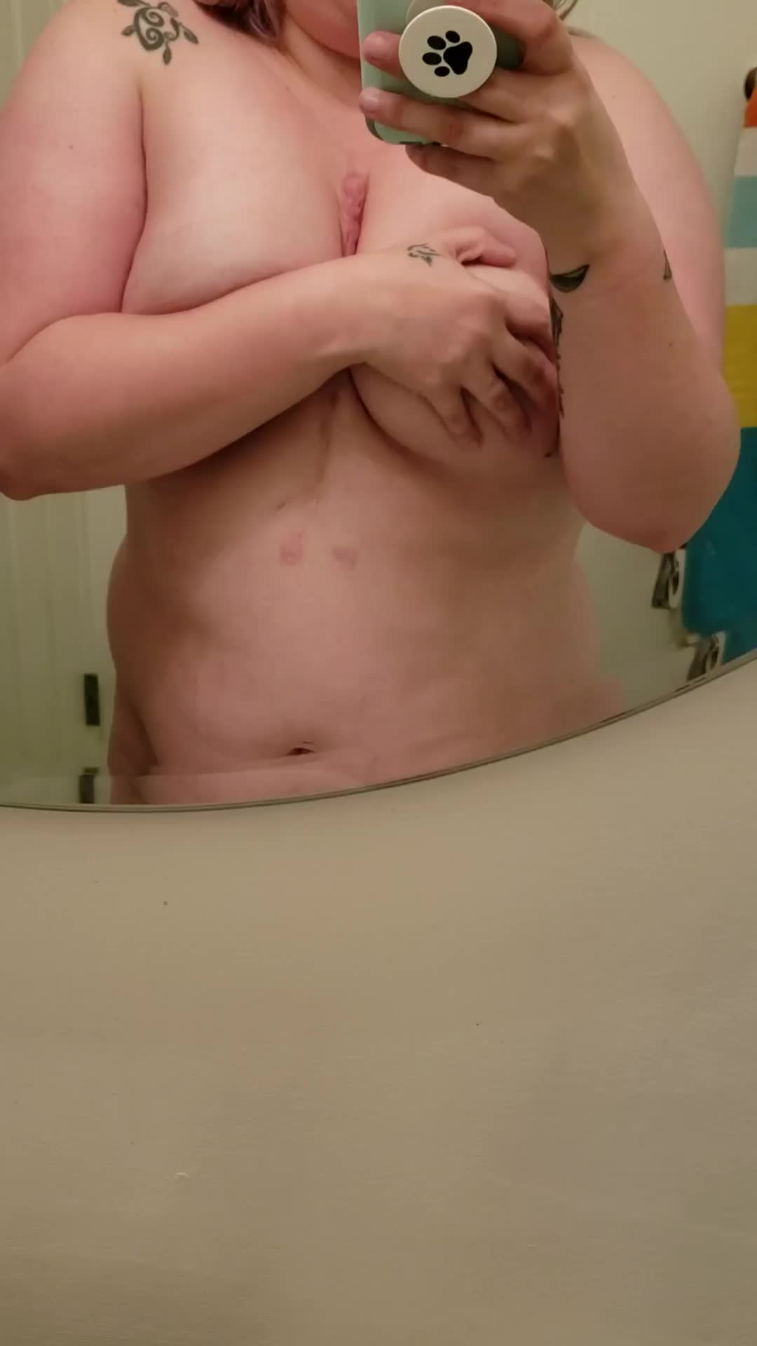 Is a hand bra titty drop ok here?